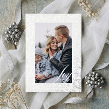 Marco decorativo de flores y follaje con guión de 