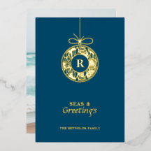 Mares y saludos Ornamento de conchas marinas