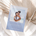 Tarjeta Festiva Con Relieve Metalizado Mele Kalikimaka Watercolor Stripe Photo<br><div class="desc">Wish your loved ones a Merry Christmas in Hawaiian with our breezy and beautiful holiday photo cards. Design features your favorite square photo framed in white against a lavender ombre watercolor stripe background, with "Mele Kalikimaka" and your custom greeting beneath. Perfect for island residents or for sharing a favorite photo...</div>