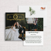 Merrily Married Monogram Wreath