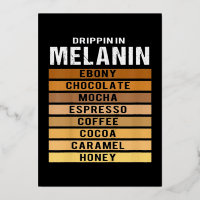 Mes de la Historia Negra Drippin Melanina