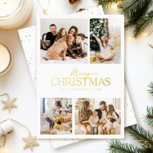 Moderna y elegante foto de oro de la Navidad de lo