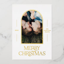 Moderna y elegante tipografía Navidades de fotogra