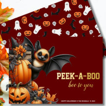 Murciélago de Peek-a-Boo Halloween
