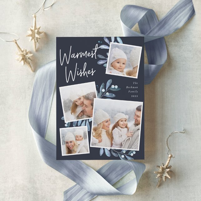 Tarjeta Festiva Con Relieve Metalizado Naturalmente alegre | COLLAGE DE FOTOS NAVIDADES (Subido por el creador)