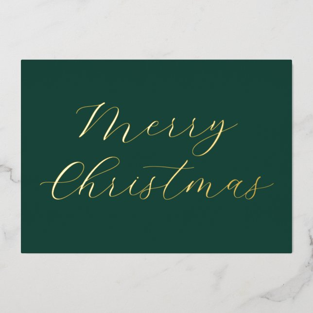 Tarjeta Festiva Con Relieve Metalizado Navidades de empleados desean tener el nombre de n (Anverso)