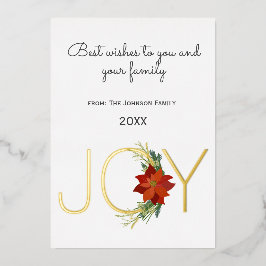 Tarjeta Festiva Con Relieve Metalizado Navidades de navidad navideña de la moderna poinse