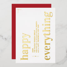 Navidades de negocios Red Happy Everything Corpora