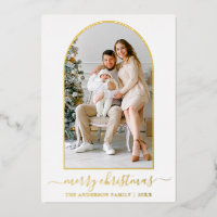 Navidades de oro de arte fotográfico moderno calig