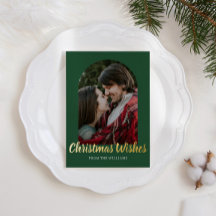 Navidades desean arca de foto Relieve metalizado