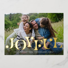 Tarjeta Festiva Con Relieve Metalizado Navidades divertidos y divertidos una foto