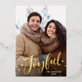 Tarjeta Festiva Con Relieve Metalizado Navidades modernos espumosos 5 FOTOS Saludando el 