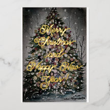 Navidades nocturnos - Feliz año nuevo navideño