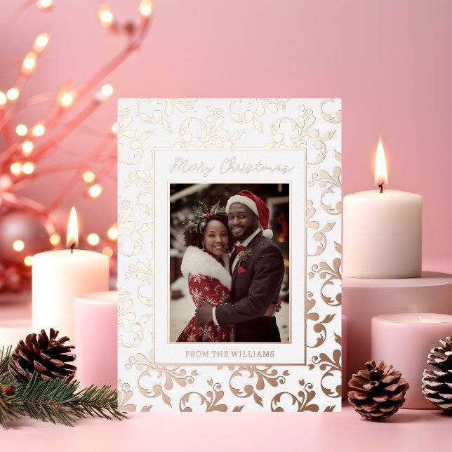 Tarjeta Festiva Con Relieve Metalizado Navidades Personalizados de Relieve metalizado rec (Subido por el creador)
