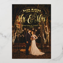 Navidades recién casados El Sr. y la Sra. 1 fotos