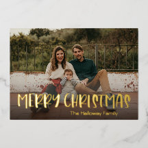 Navidades simples Full Photo Gold