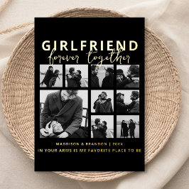 Tarjeta Festiva Con Relieve Metalizado Novia Juntas Por Siempre Foto