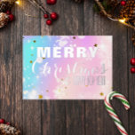 Tarjeta Festiva Con Relieve Metalizado Pastel Elegant Winter Wonderland<br><div class="desc">Este año haz que tus saludos sean especiales con esta tarjeta de Relieve metalizado de personalizable completa. El texto es totalmente personalizable. Para cambiarlo, utilice la opción Personalizar. Para obtener más cambios, como cambios en el tipo de letra, color de fuente o diseño de texto, utilice la opción Editar herramienta...</div>