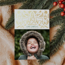 Patrón escandinavo foto oro