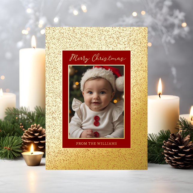 Tarjeta Festiva Con Relieve Metalizado Personalizado de Relieve metalizado Bebé Primera t (Subido por el creador)
