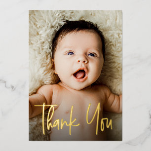 Tarjeta Festiva Con Relieve Metalizado Personalizado Photo Handlettering Baby Shower Grac