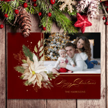 Poinsettia blanca, caligrafía de la vegetación dor