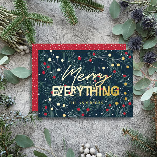 Tarjeta Festiva Con Relieve Metalizado Relieve metalizado de ferias todo Navidad