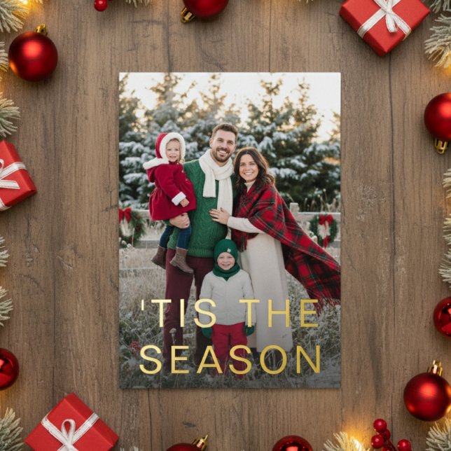 Tarjeta Festiva Con Relieve Metalizado Relieve metalizado de vacaciones de nieve moderada (Subido por el creador)