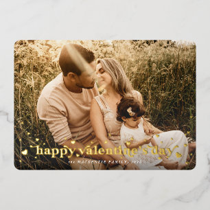 Tarjeta Festiva Con Relieve Metalizado Relieve metalizado retro corazón feliz tarjeta de 