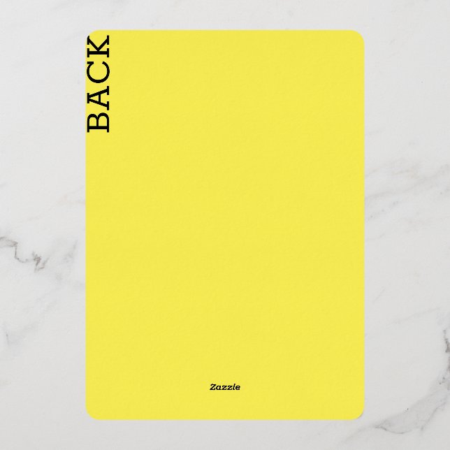 Tarjeta Festiva Con Relieve Metalizado rtseh (Reverso )