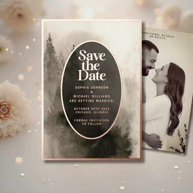 Tarjeta Festiva Con Relieve Metalizado Rústica acuarela salva las montañas de fotos de fe (Subido por el creador)