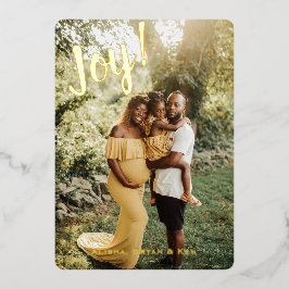 Tarjeta Festiva Con Relieve Metalizado Saludos Felices Fiestas 2 Foto Personalizado Verti