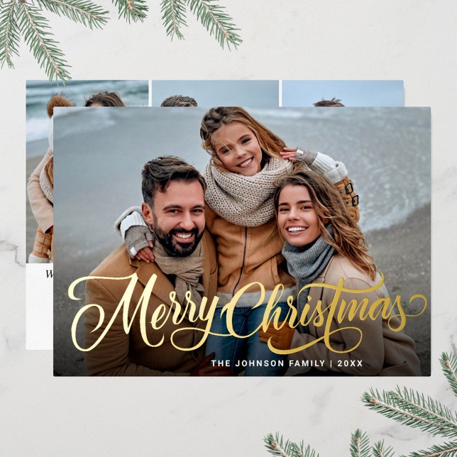 Tarjeta Festiva Con Relieve Metalizado Sencillamente Elegante Navidades De Esparkle 4 FOT (Subido por el creador)