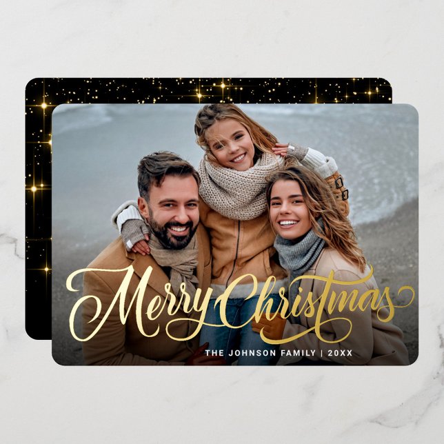 Tarjeta Festiva Con Relieve Metalizado Sencillamente elegante Navidades de esparkle FOTO  (Subido por el creador)
