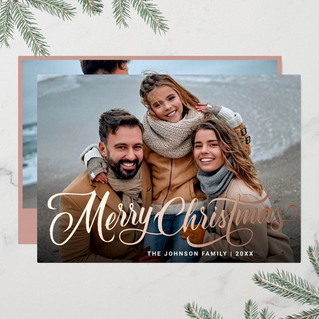 Tarjeta Festiva Con Relieve Metalizado Sencillamente Elegante Navidades Espumosos 2 FOTOS (Subido por el creador)