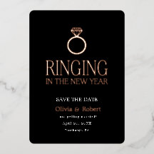 Sonando el Año Nuevo Guarde la fecha con foto