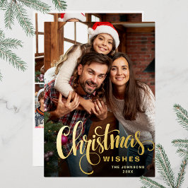 Tarjeta Festiva Con Relieve Metalizado Sparkle Merry Christmas 4 FOTOGRAFÍA Saludando el