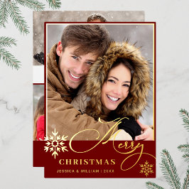 Tarjeta Festiva Con Relieve Metalizado Sparkle Merry Christmas 4 FOTOGRAFÍA Saludando el