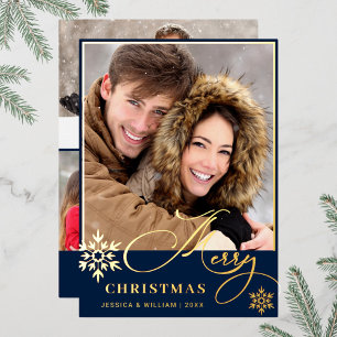 Tarjeta Festiva Con Relieve Metalizado Sparkle Merry Christmas 4 FOTOGRAFÍA Saludando el