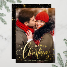 Sparkle Merry Christmas FOTO Grey Gold