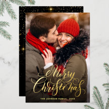 Sparkle Merry Christmas FOTO Grey Gold