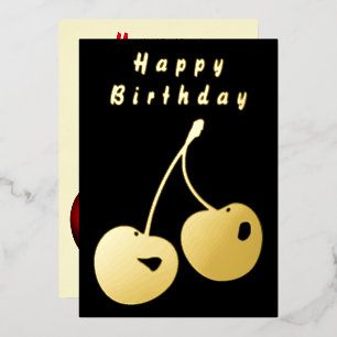 Tarjeta Festiva Con Relieve Metalizado Tarjeta de cumpleaños Relieve metalizado dorado co