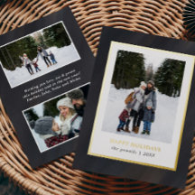 Tarjeta de Navidad con marco de terciopelo gris ac