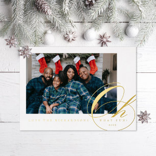 Tarjeta Festiva Con Relieve Metalizado Tarjeta de Relieve metalizado de fotos navideñas c