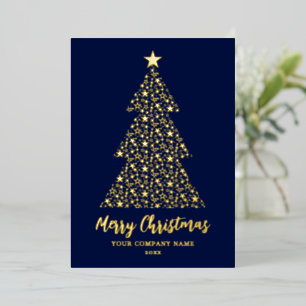 Tarjeta Festiva Con Relieve Metalizado Tarjeta de Relieve metalizado de Seasons Greetings