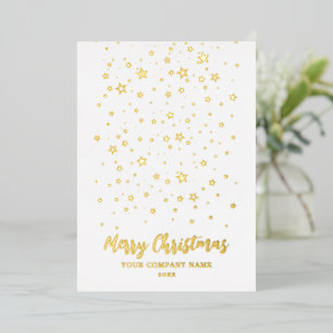 Tarjeta Festiva Con Relieve Metalizado Tarjeta de Relieve metalizado de Seasons Greetings