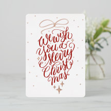 Te deseamos una Feliz Navidad Piña Caligrafía
