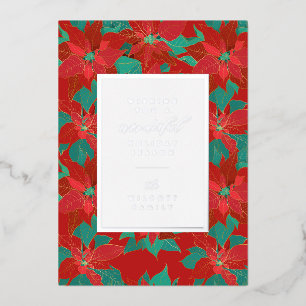 Tarjeta Festiva Con Relieve Metalizado TE DESEAMOS UNAS FELICES FIESTAS   Agrega tu foto