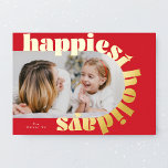 Tarjeta Festiva Con Relieve Metalizado tipografía en audacia dorada y navidades de fotogr<br><div class="desc">***por favor envíame un mensaje para los diseños coincidentes** _________________________ el diseño de esta plantilla es totalmente editable / personalizable por el cliente - haga clic en personalizar un botón adicional si desea mover, agregar, eliminar o realizar cambios significativos en el diseño ___________________________________ tenga alguna pregunta sobre DISEÑO o necesite...</div>