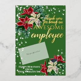 Tarjeta Festiva Con Relieve Metalizado Titular de la tarjeta de regalo de Relieve metaliz